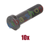 10x WHEEL BOLT FRONT/REAR M18X15 X65/73MM THREAD LENGTH 30MM PHOSPHATE