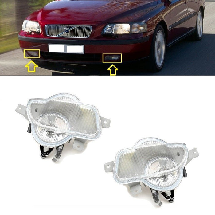 FOR VOLVO V70 00-04 FRONT BUMPER FOG LIGHT LAMPS L+R
