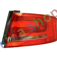 RIGHT REAR LAMP R EXTERNAL P21W GLASS COLOUR RED FITS FOR AUDI A4 B8 SALOON