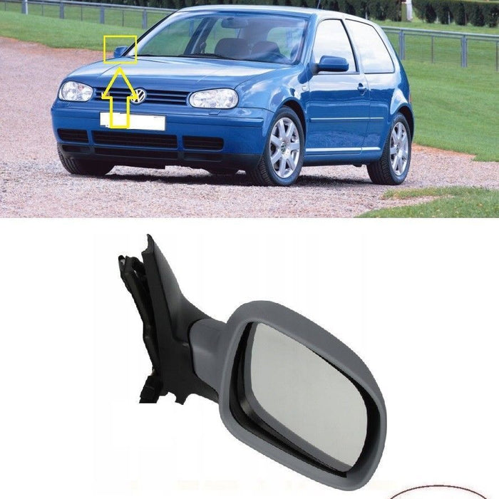 FOR VW GOLF IV 98-05 WING MIRROR ELECTRIC HEATED 5 PIN SMALL RH LHD