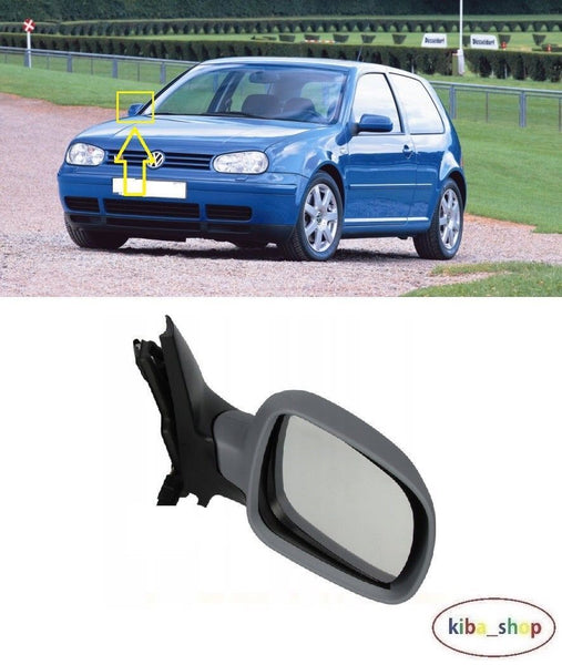 FOR VW GOLF IV 98-05 WING MIRROR ELECTRIC HEATED 5 PIN SMALL RH LHD