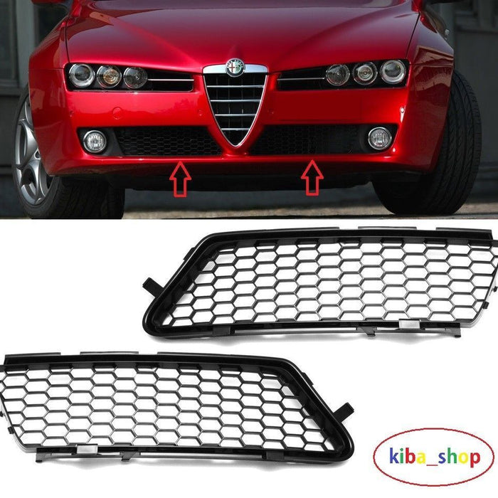 FOR ALFA ROMEO 159 05-12 FRONT BUMPER LOWER GRILL PAIR L+R BRAND NEW