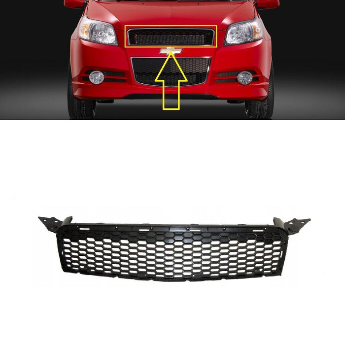 FOR CHEVROLET AVEO T255 2008 - 2011 FRONT BUMPER CENTER RADIATOR GRILL GRILLE