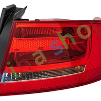 RIGHT REAR LAMP R EXTERNAL P21W GLASS COLOUR RED FITS FOR AUDI A4 B8 SALOON