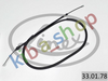 RIGHT LEFT RIGHT OR LEFT HANDBRAKE CABLE REAR L/R 1707MM/1425MM FITS FOR