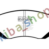 FRONT AXLE BRAKE PADS - TUNING ULTIMAX ROAD APPROVAL FITS SUBARU FORESTER