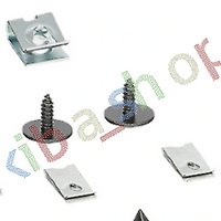 FOR RENAULT SCENIC JM 03-06 INNER FENDER LINER FIXING CLIPS SET