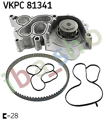 WATER PUMP WITH GASKET FITS AUDI A1 A1 CITY CARVER A3 A4 B9 A5 Q2 Q3 SEAT