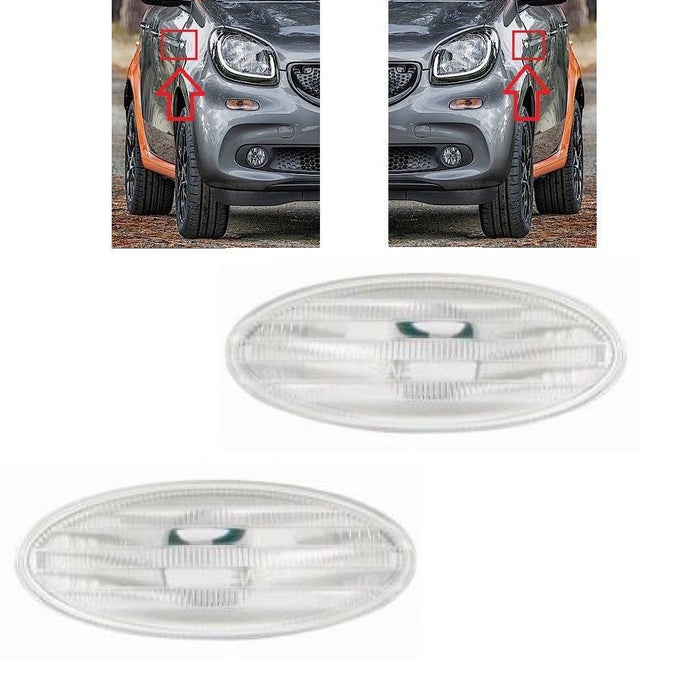 FOR SMART FORFOUR 2014- SIDE INDICATOR REPEATER PAIR L+R