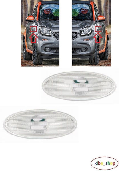 FOR SMART FORFOUR 2014- SIDE INDICATOR REPEATER PAIR L+R