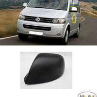 FOR VW MULTIVAN T5 09-15 WING MIRROR COVER CAP BLACK LH PASSENGER