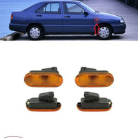 FOR SEAT TOLEDO 1L 1996 - 1999 2X NEW SIDE INDICATOR REPEATERS PAIR L + R AMBER