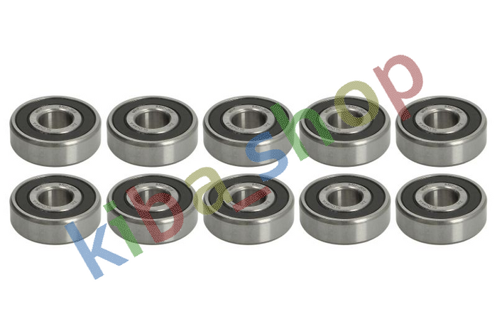 15X42X13 BEARING STANDARD BALL BEARING 10PCS SEALING TYPE DOUBLE-SIDED/LIP