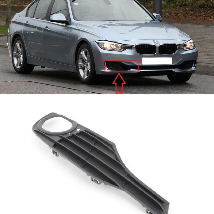 FOR BMW 3 F30/F31 2012 - 2016 FRONT BUMPER FOG LIGHT LAMP COVER GRILLE RIGHT O/S