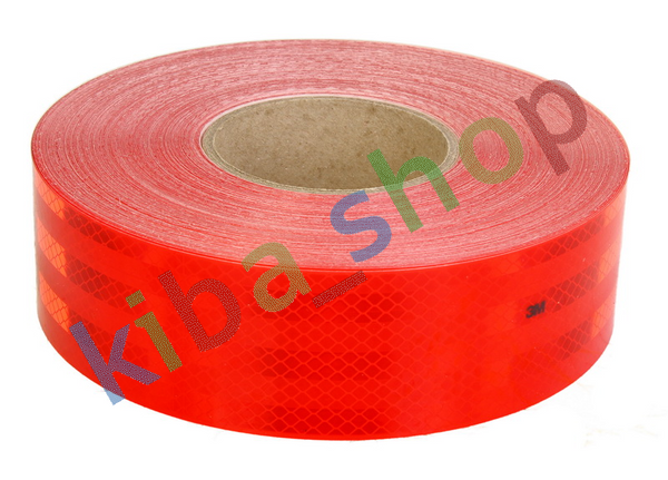 WARNING/INFORMATION STICKER 3M 1PCS HARD COLOUR RED 535CM X 50M