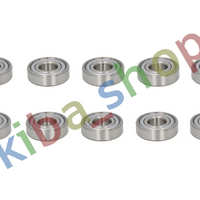 12X32X10 BEARING STANDARD BALL BEARING 10PCS SEALING TYPE DOUBLE-SIDED/WITH Z