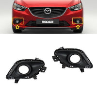 FOR MAZDA 6 12-PRESENT FRONT BUMPER FOG LIGHT LAMP GRILL L+R