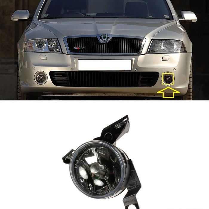 FOR SKODA OCTAVIA II MK2 RS 2004-2008 FRONT FOG LIGHT LAMP LEFT PASSENGER