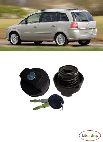 FOR VAUXHALL ZAFIRA B 05-08 LOCKING FUEL CAP WITH TWO KEYS