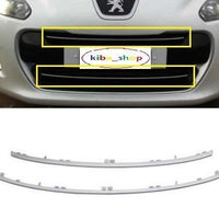 FOR PEUGEOT 308 11-13 FRONT BUMPER GRILLE CHROME TRIM MOULDING PAIR 1606221180