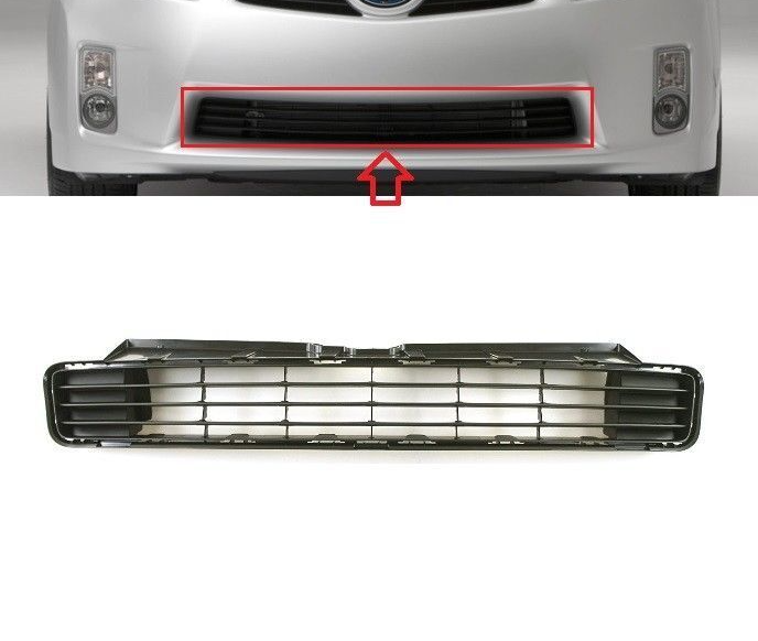 FOR TOYOTA PRIUS 2009 - 2016 FRONT LOWER BUMPER CENTER GRILL GRILLE - 5311247040