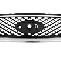 FOR FORD FOCUS MK2 CHROME BLACK FRONT BUMPER RADIATOR GRILL VENT PANEL CENTER