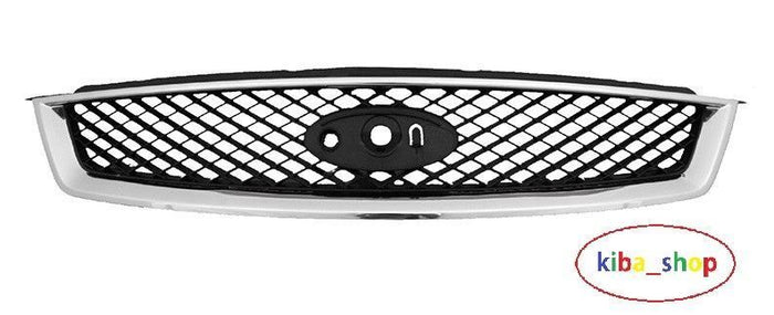FOR FORD FOCUS MK2 CHROME BLACK FRONT BUMPER RADIATOR GRILL VENT PANEL CENTER