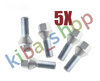 FOR RENAULT SCENIC JA 99-03 5x STEEL AND ALLOY RIMS WHEEL BOLTS M14x1.5x24A
