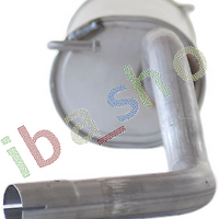 EXHAUST SYSTEM REAR SILENCER FITS SEAT LEON VW GOLF IV NEW BEETLE 14 1097-0910