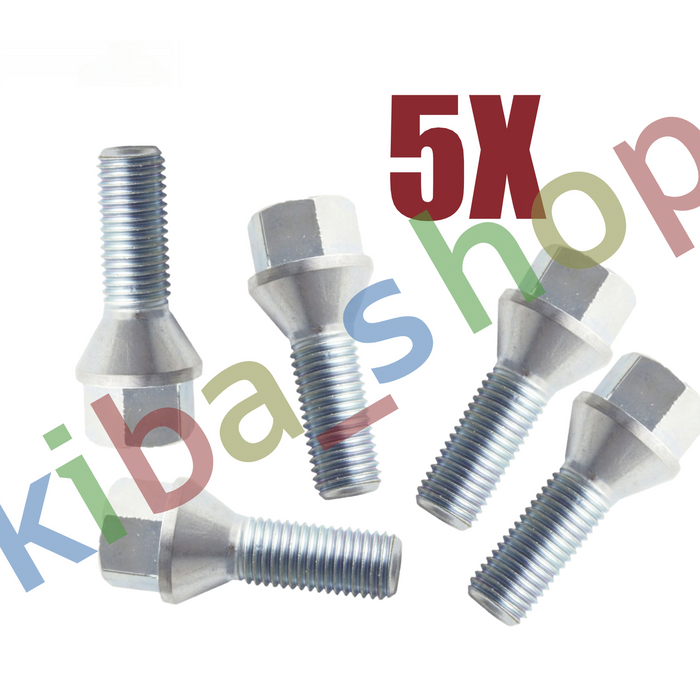 FOR RENAULT SAFRANE B54 92-00 5x STEEL AND ALLOY RIMS WHEEL BOLTS M14x1.5x24A