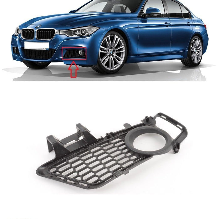 FOR BMW 3 F30/F31 (M-SPORT) 12-16 FRONT BUMPER FOG LIGHT LAMP GRILL LH