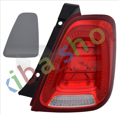 RIGHT RIGHT REAR LAMP R GLASS COLOUR RED FITS FOR FIAT 500 0815-