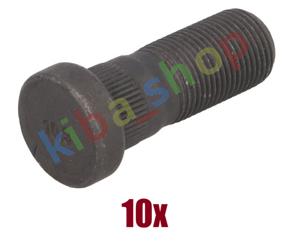 10x WHEEL BOLT M18X15 X48MM FITS RVIS