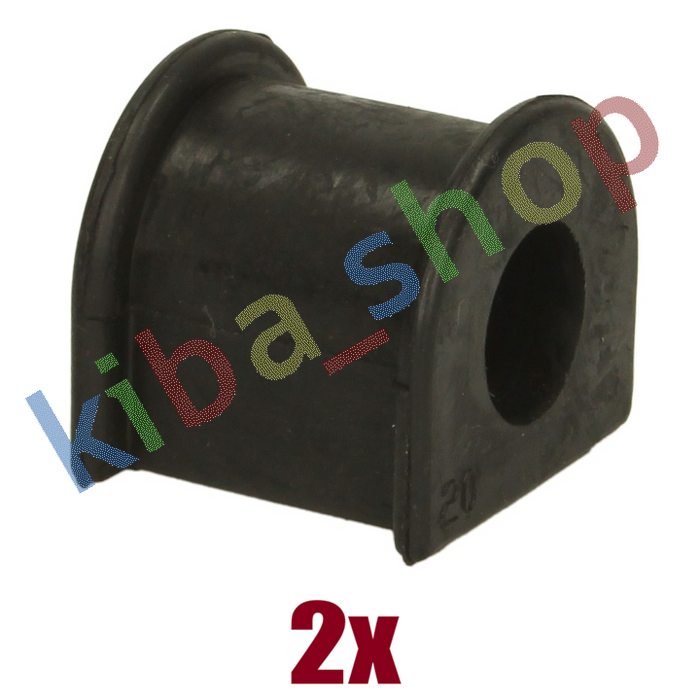 2x FRONT AXLE RIGHT OR LEFT STABILIZER BAR BUSHING FRONT L/R 20MM FITS TOYOTA