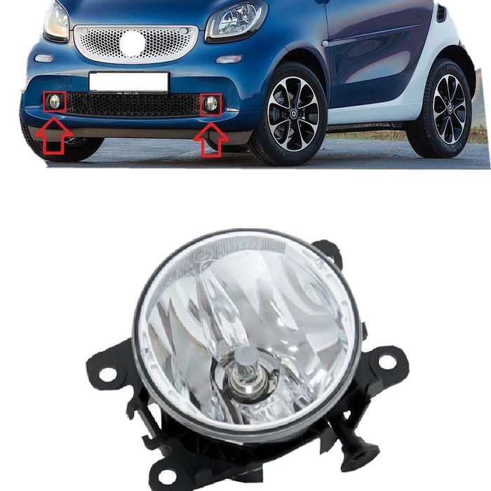 FOR SMART FORTWO 2014-1X FRONT FOG LIGHT LAMPS LH OR RH
