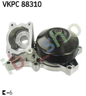 WATER PUMP FITS BMW 1 E81 1 E82 1 E87 1 E88 3 E90 3 E91 3 E92 3 E93 5 E60 5