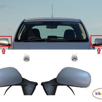 FOR TOYOTA AURIS 07-10 WING MIRRORS ELECTRIC HEATED L+R LHD