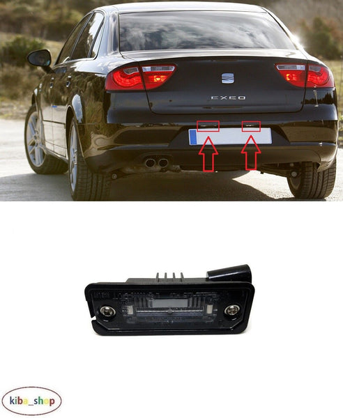 FOR SEAT EXEO 3R 08-13 1X REAR NUMBER PLATE LIGHT LAMP LH OR RH