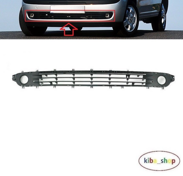 FOR VAUXHALL COMBO C 00-03 FRONT BUMPER LOWER GRILL BLACK