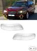 FOR VOLVO V70 2000 - 2004 FRONT HEADLIGHT LAMP LENSES COVER GLASS LEFT + RIGHT