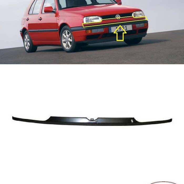 FOR VW GOLF MK3 3 III 1992-1998 FRONT BUMPER RADIATOR GRILL MOULDING TRIM