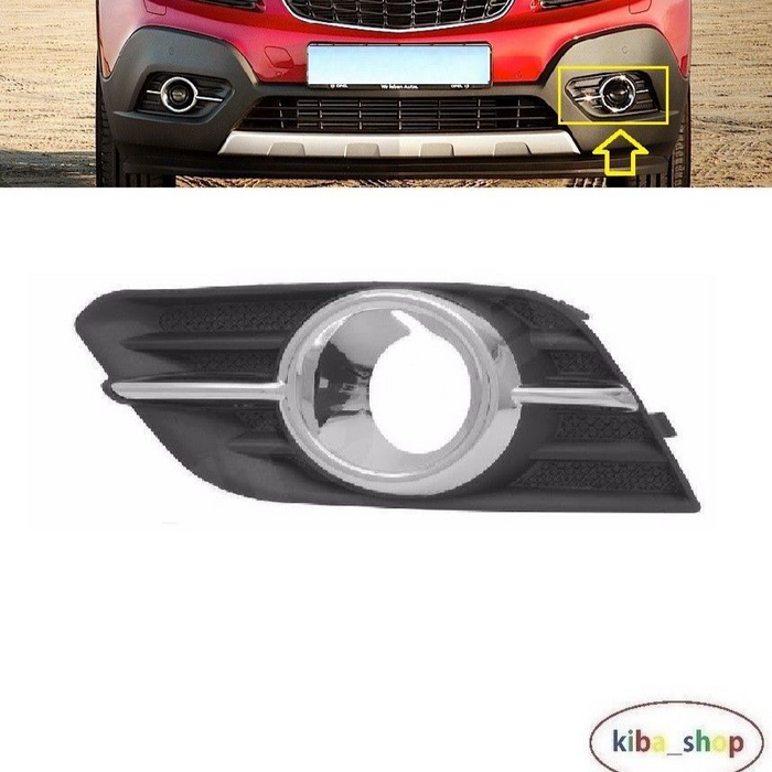 FOR VAUXHALL MOKKA 12-16 FRONT BUMPER FOG LIGHT LAMP GRILL LH