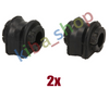 2x FRONT AXLE INNER RIGHT OR LEFT STABILIZER BAR BUSHING FRONT INNER L/R FITS