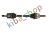 FRONT AXLE LEFT DRIVE SHAFT FRONT L 637MM S WITH ABS FITS HYUNDAI MATRIX 18