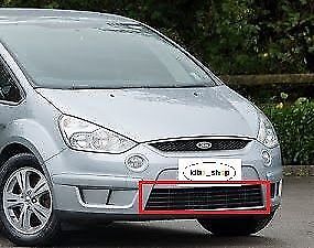 FORD S-MAX FRONT BUMPER CENTER LOWER GRILL BLACK FOR 06-09