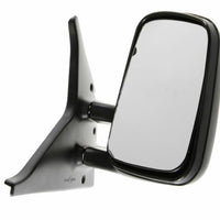FOR VW TRANSPORTER T4 1990 - 2003 WING MIRROR MANUAL BLACK RIGHT O/S DRIVER SIDE