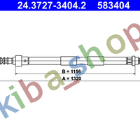 RIGHT OR LEFT HANDBRAKE CABLE REAR L/R 1320MM FITS FOR SEAT ALHAMBRA VW SHARAN