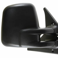 FOR VW TRANSPORTER T4 1990 - 2003 WING MIRROR MANUAL BLACK RIGHT O/S DRIVER SIDE