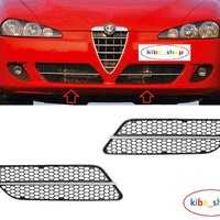 FOR ALFA ROMEO 147 2006- FRONT BUMPER LOWER GRILLE PAIR LEFT + RIGHT BRAND NEW