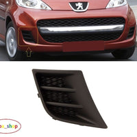 FOR PEUGEOT 107 09-12 FRONT BUMPER LOWER GRILL COVER BLACK RH SIDE